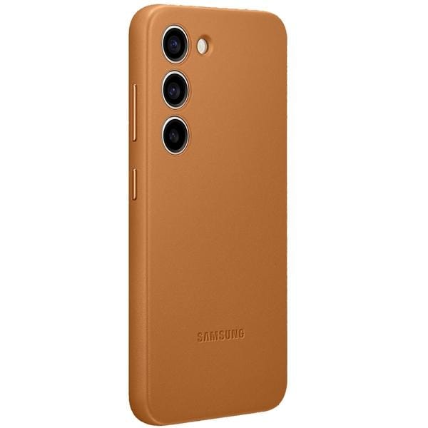 Samsung Leather Cover - Samsung Galaxy S23 Plus - Oranje