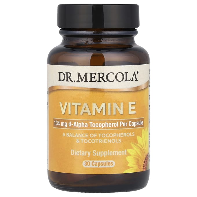 Dr. Mercola - Vitamine E - 134 mg - 30 capsules