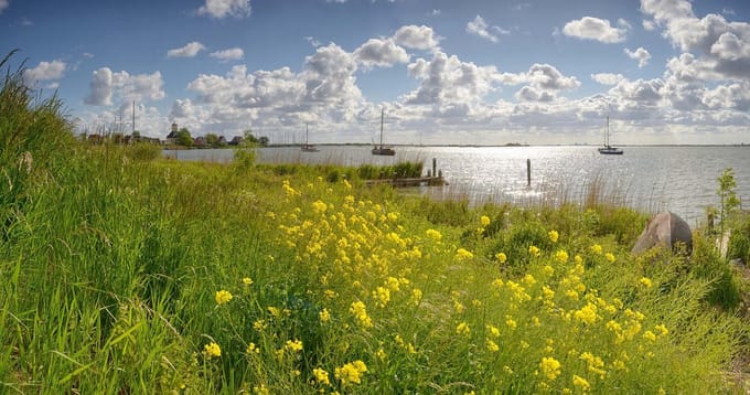 Fotobehang Durgerdam 450 x 260 cm - € 295,--