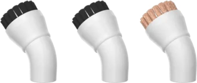 AENO ASMSB2 voor SM2 - Stoomreiniger Accessoire - Plastic en Metalen Schraper Borstels - Set van 3