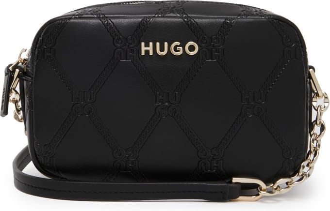 HUGO schoudertas Chris SM Crossbody DMR Black zwart