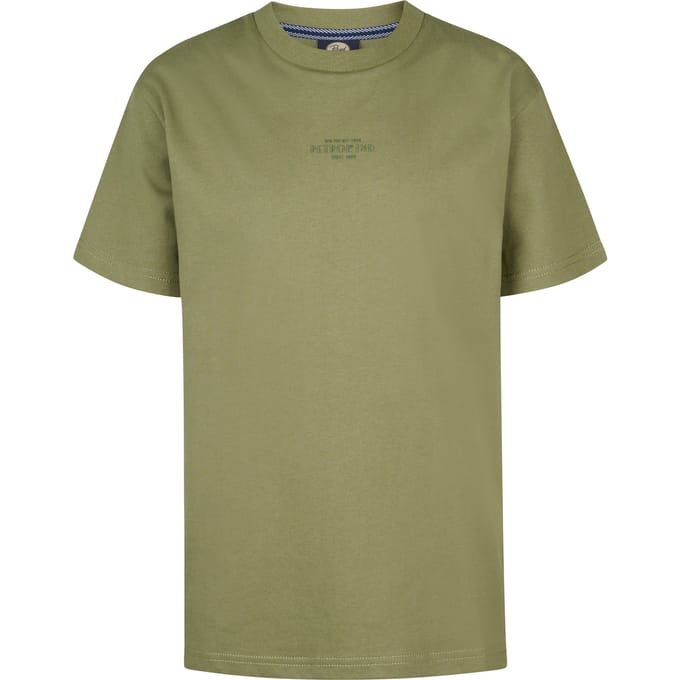 Petrol Industries - Jongens Logo T-shirt Clam - Groen