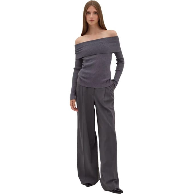 Lurex Trui met Ontblote Schouders Dames Stefanel