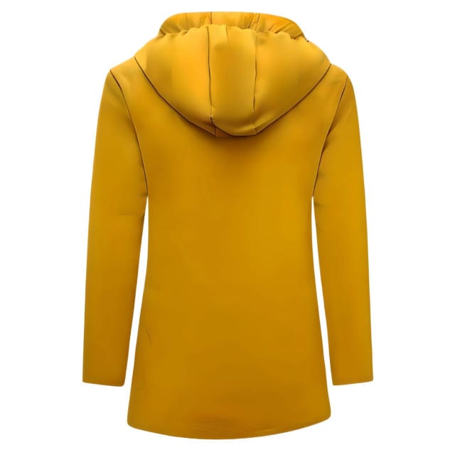 Lange Gewatteerde Jas Dames - Puffer jacket - 2161B - Geel