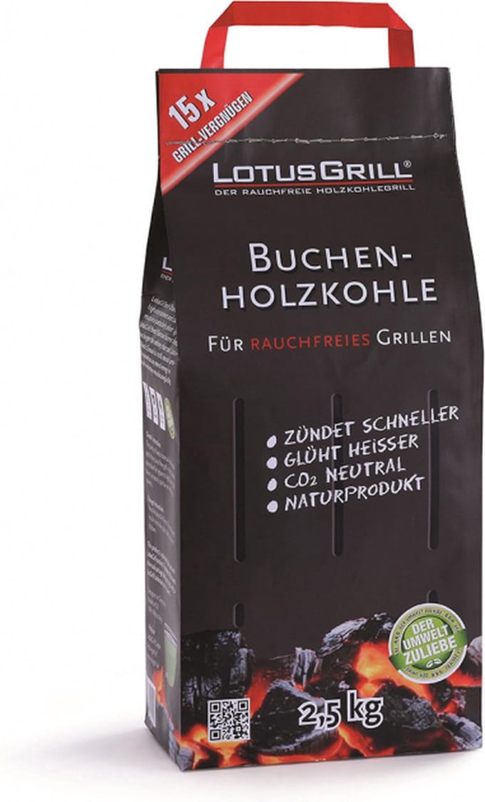LotusGrill Houtskool Beuken zak - 2.5 kg