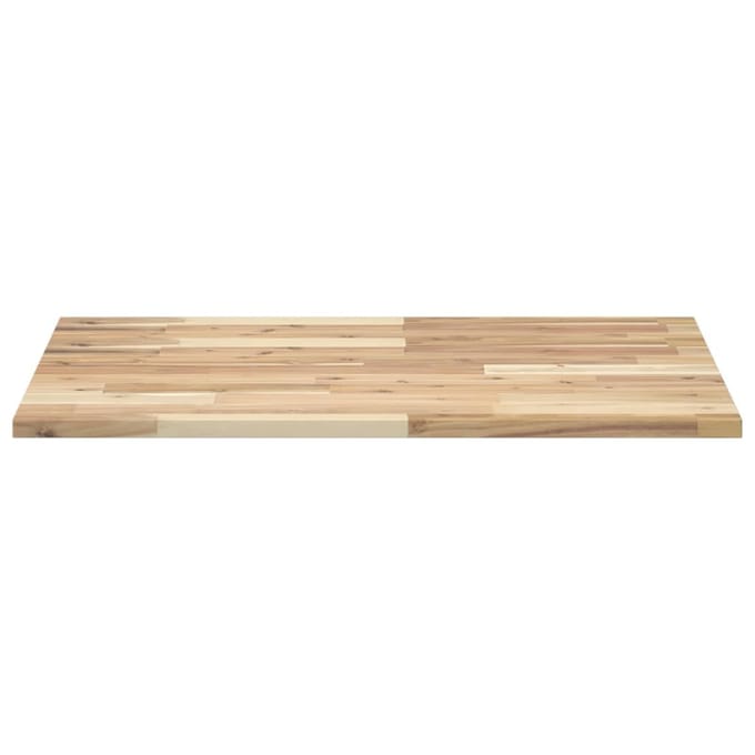 vidaXL - Wastafelblad - 80x60x2 - cm - onbehandeld - massief - acaciahout