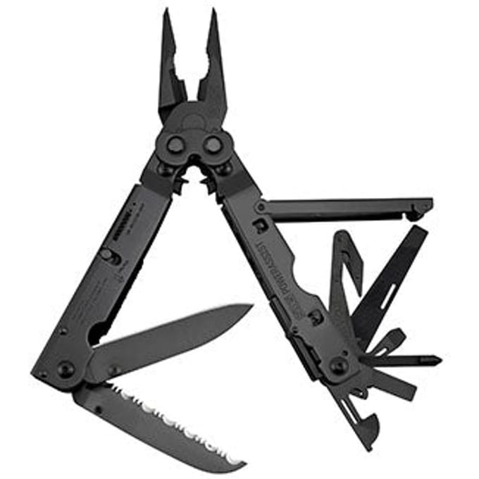 SOG Knives PowerAssist Clampack Zakmes - Zwart