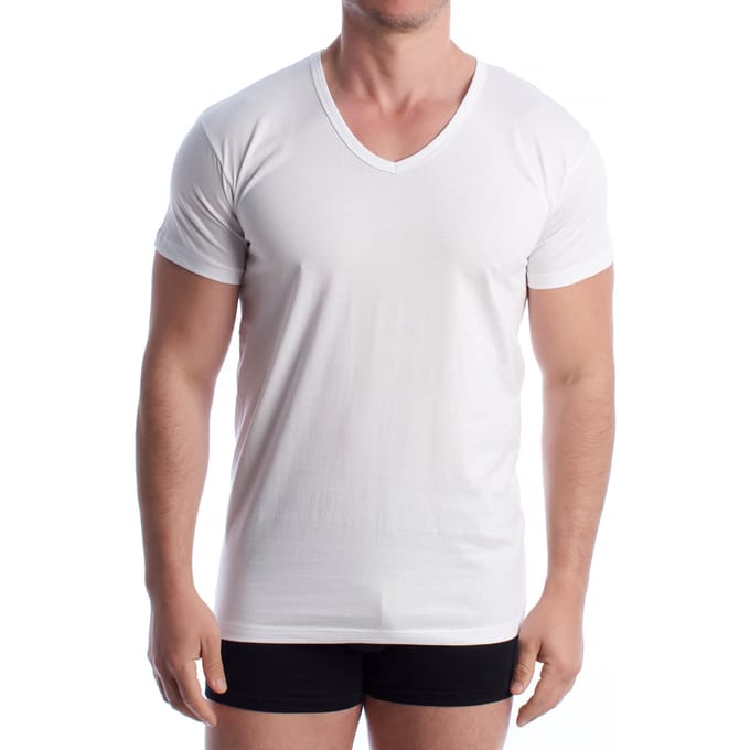 Heren Korte Mouw Katoenen T-shirt Q1004