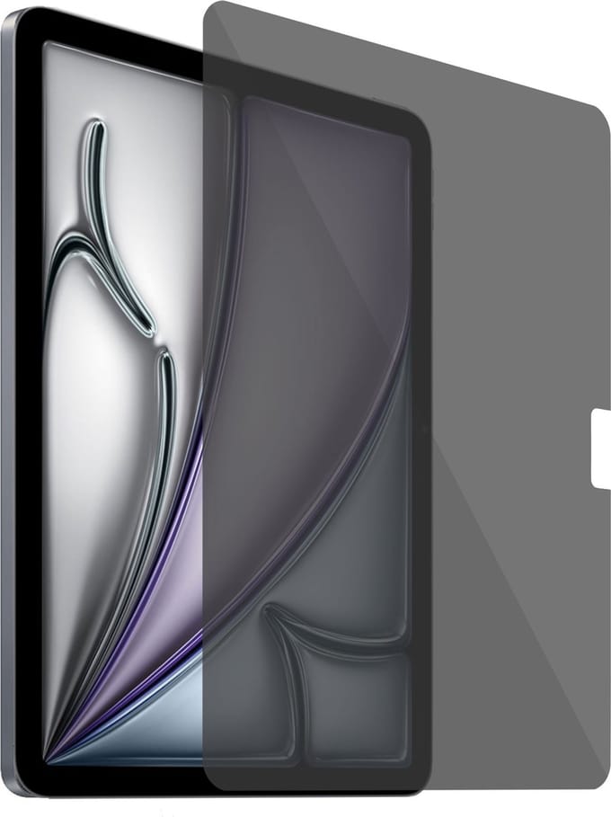Geschikt voor Apple iPad Air 11 2025 M3 / 2024 - Privacy Screenprotector - Beschermglas - Privé GuardCover