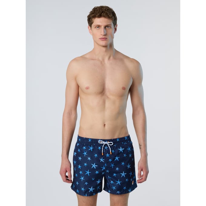North Sails Zwembroek REPREVE® met oceaan print