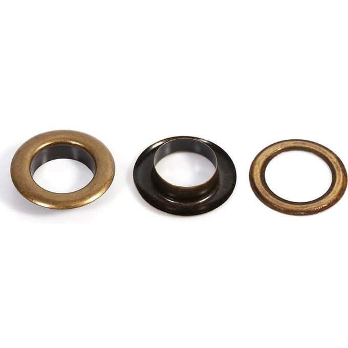 20 Sets Brons Zwart Goud Ronde Zeilringen Hande Knutsels Accessoires 14mm 14mm