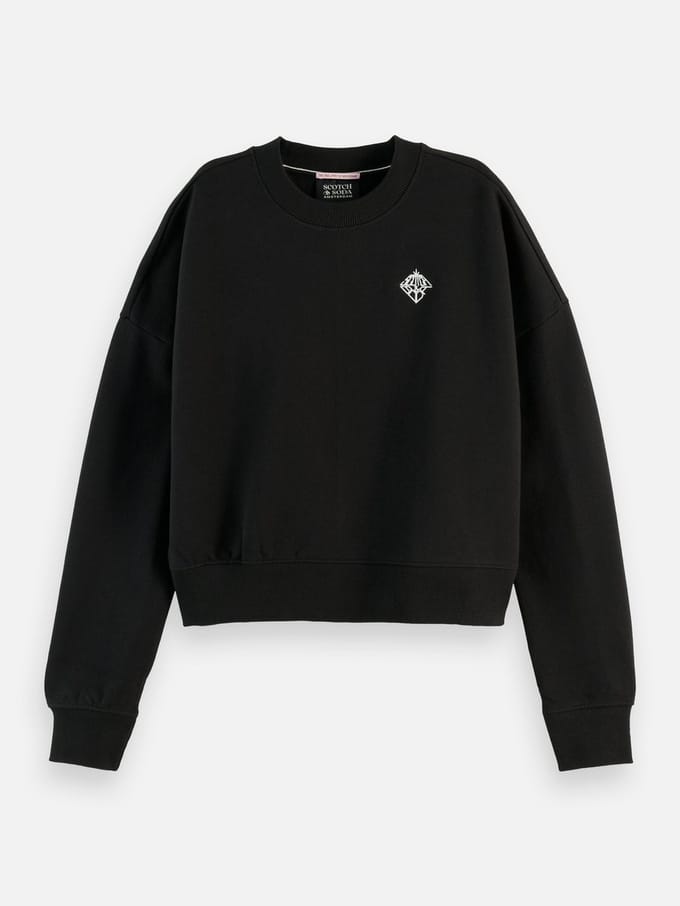 Scotch & Soda Core Embroidered Logo Sweatshirt