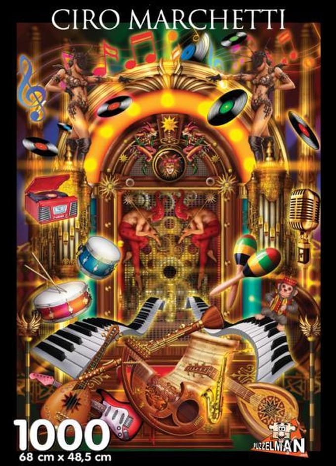 Juke Box - Ciro Marchetti (legpuzzel 1000 stukjes)