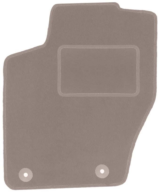 Beige bestuurdersmat voor: Citroen C4 I coupé, hatchback (2004-2010)
