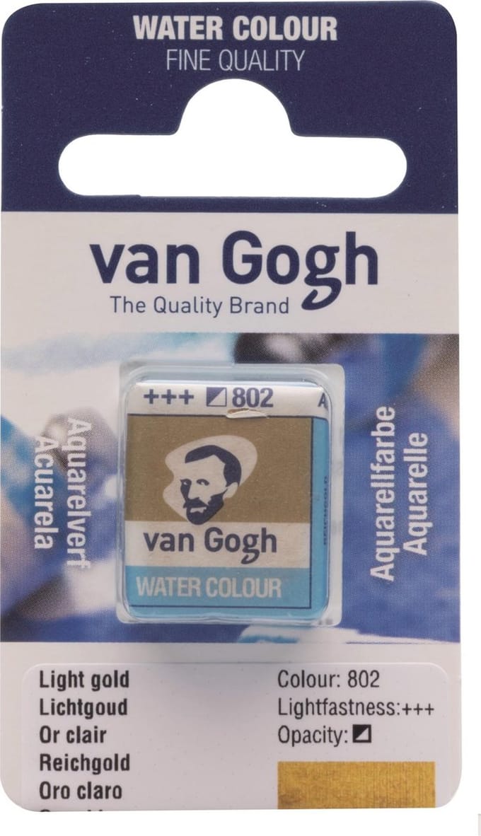 Aquarelverf - 802 Lichtgoud - van Gogh - Napje