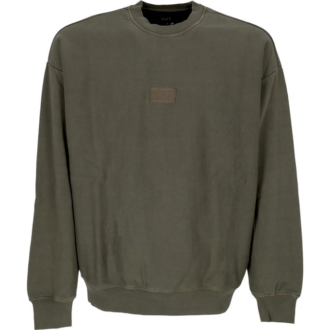 Mannen Crewneck Fleece Hunter Green