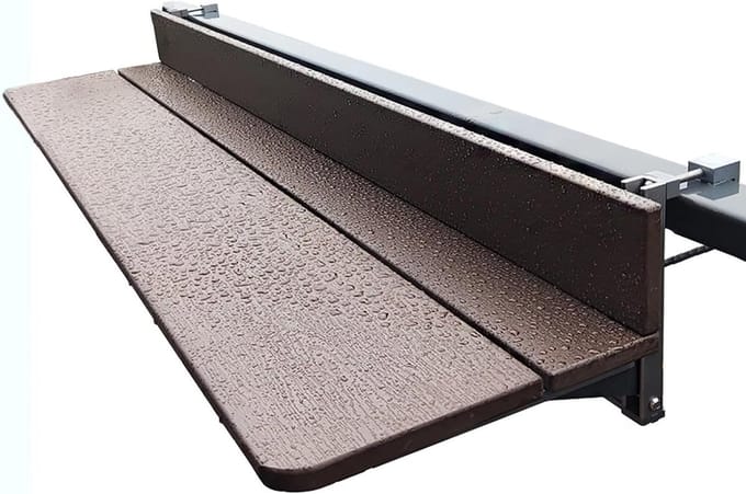 Inklapbare balkontafel - Buiten bartafel - Genieten op balkon - In hoogte verstelbaar - 37x120cm - Niet gespecificeerd