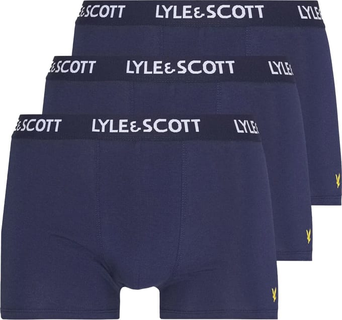 Lyle & Scott Basic Core Trunk Boxershorts Heren (3-pack) - Maat M