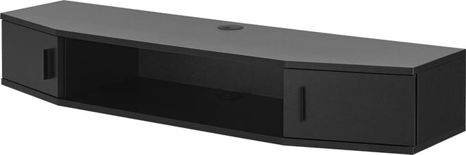 TV wandplank Tørring 17,5x110x30 cm zwart