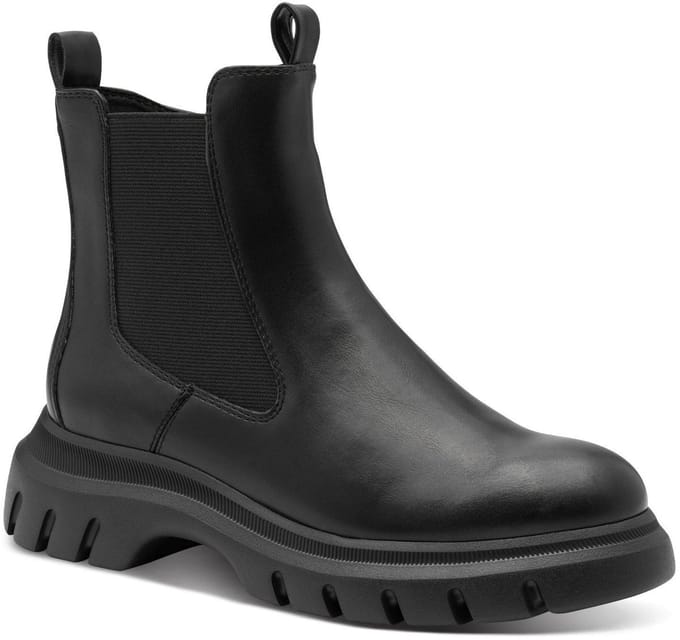 Marco Tozzi Dames Chelseaboot 2-25432-45 001 F-breedte Maat: 41 EU