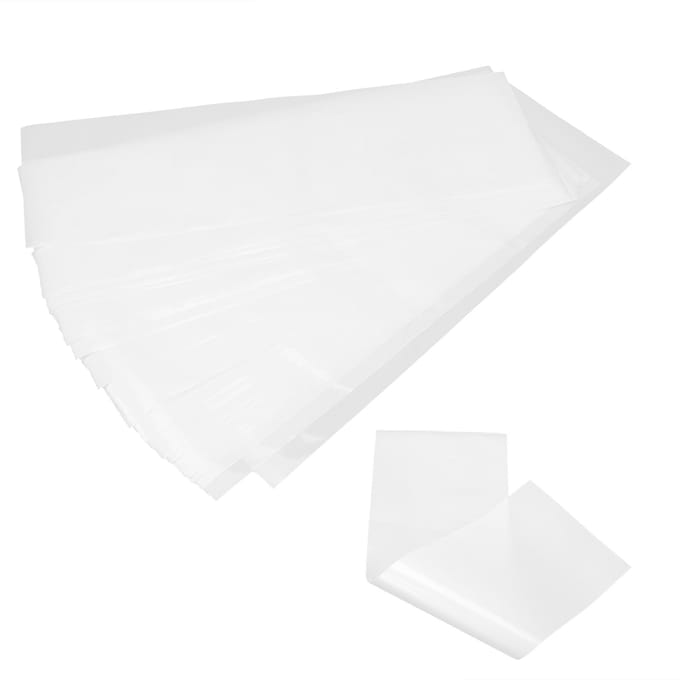 100 Stuks Professioneel Haarkleuringsblad Haakleuringsstrips Herbruikbaar Kleurscheidingsblad white