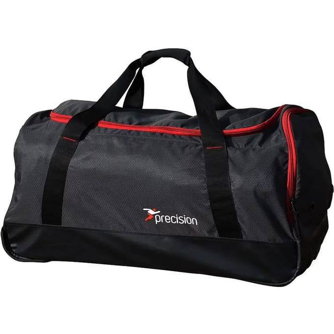 Precision Pro HX Team Trolley Holdall Tas Houtskool Zwart/Rood