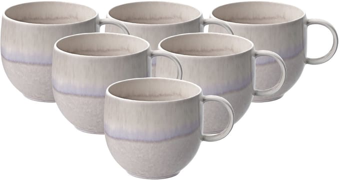 Villeroy & Boch - Perlemor Sand Mokken 6 stuks 0,35l