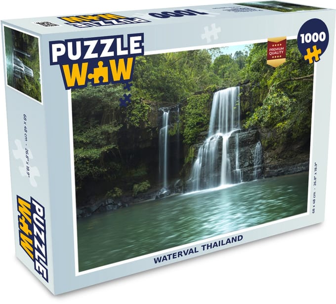 Puzzel Waterval - Thailand - Tropisch - Legpuzzel - Puzzel 1000 stukjes volwassenen