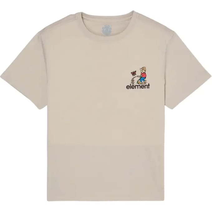 Element Gardening T-shirt Met Korte Mouwen Beige 14 Years Jongen