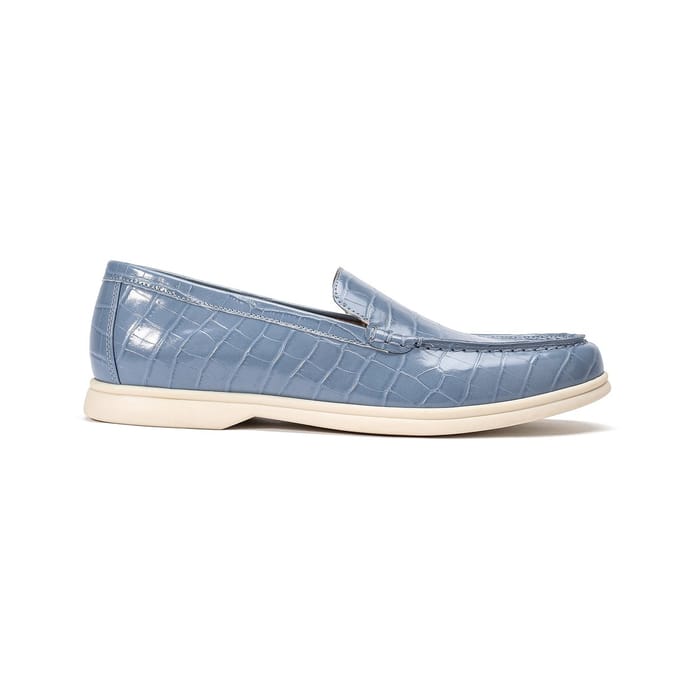 ALLTHEMEN Heren Krokodillenprint Loafer - Slip-on - 45