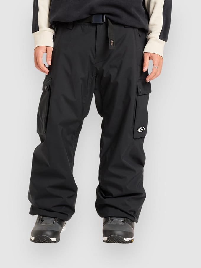 Quiksilver Snow Down Cargo Broek zwart
