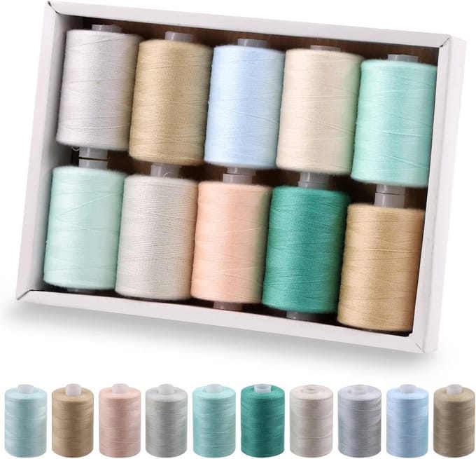 Sterk Polyester Naaigaren Set voor Naaimachine en Hand Naaien