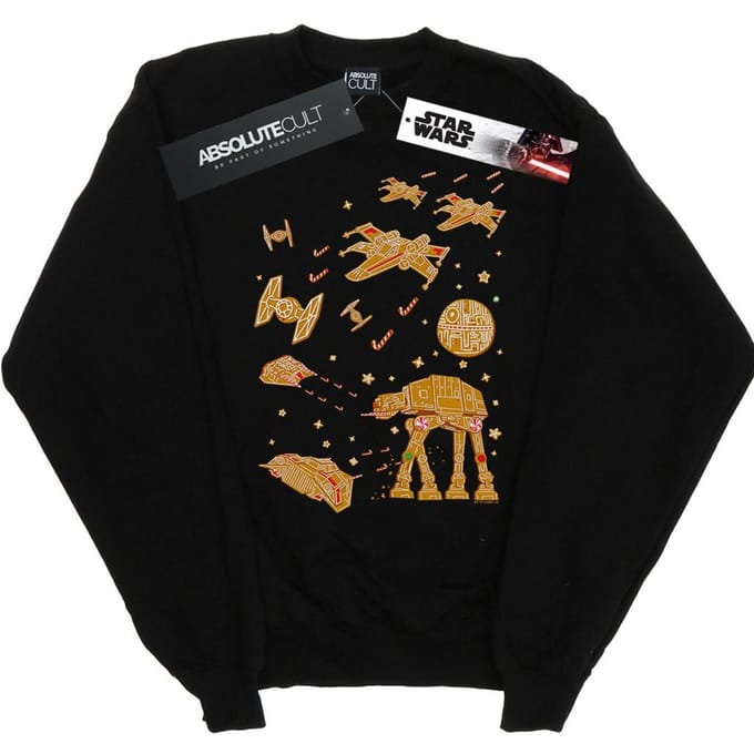 Star Wars Heren Gingerbread Battle Sweatshirt (Zwart)