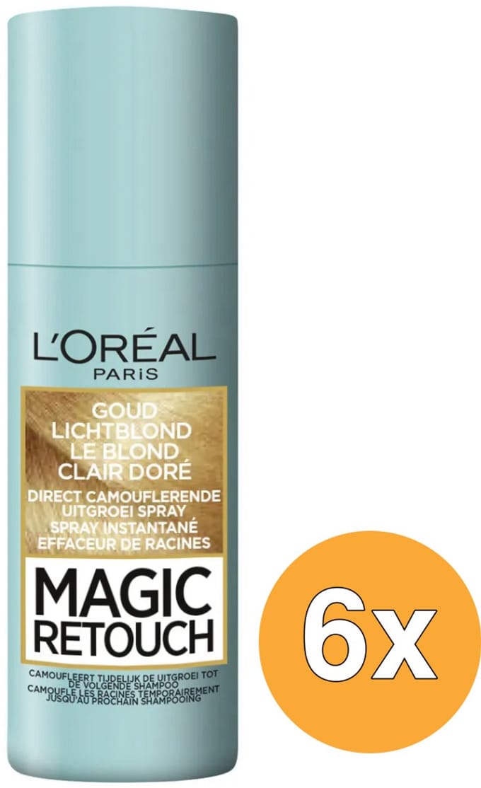 L’Oréal Paris Magic Retouch Goud Lichtblond - Camouflerende Uitgroeispray - 75 ml