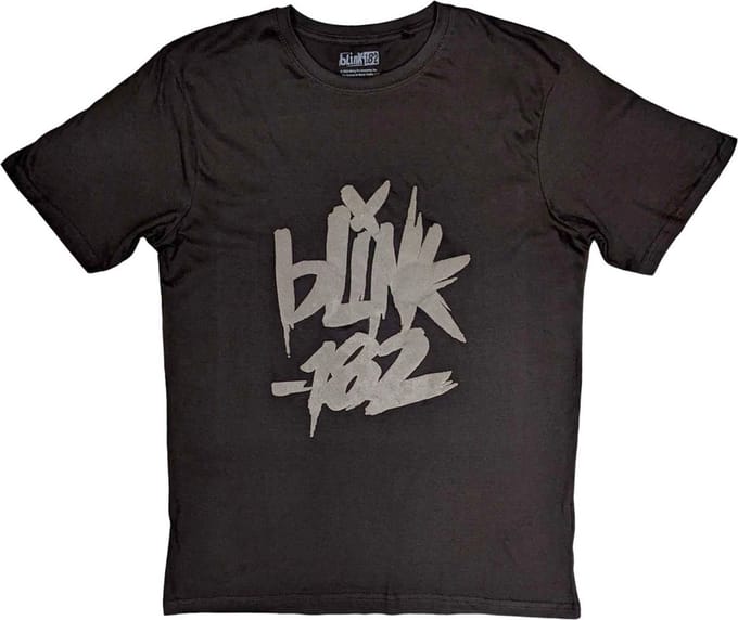 Blink182 - Neon Logo Heren T-shirt - XL - Zwart