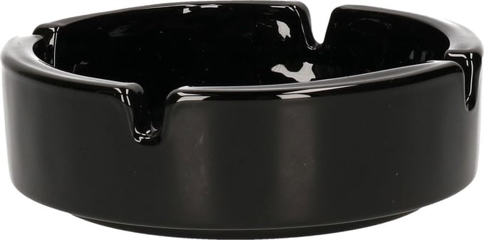 Luminarc Asbak - D11 cm - zwart - keramiek