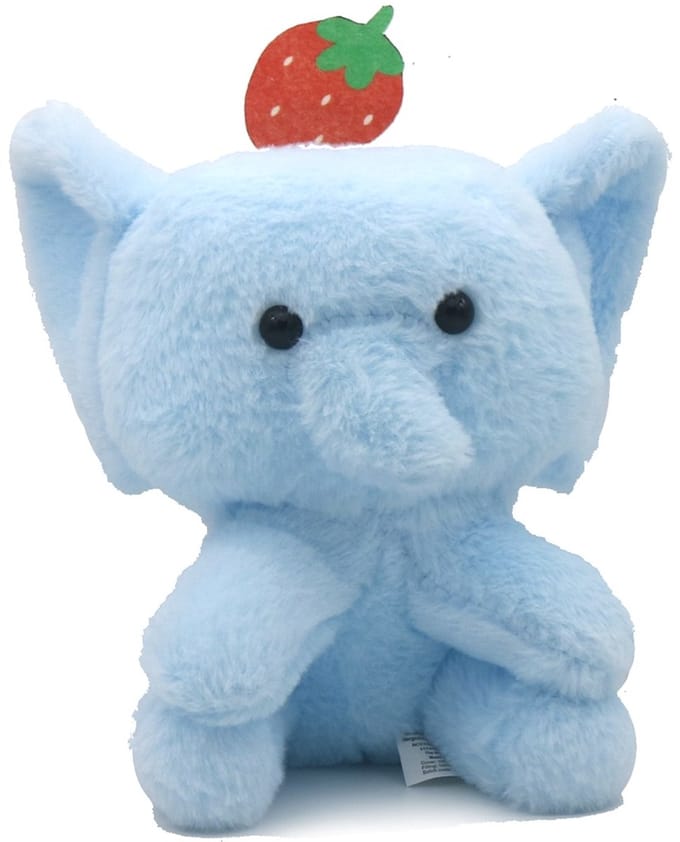 Pluche knuffel - olifant - 20 cm
