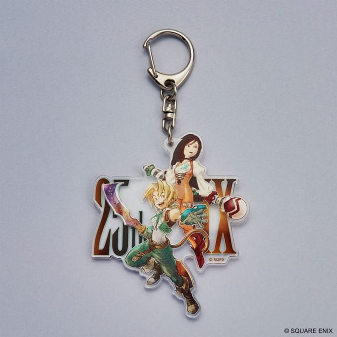 Square-Enix Final Fantasy IX Acrylic Keychain 25th Anniversary Zidane & Garnet Keyrings