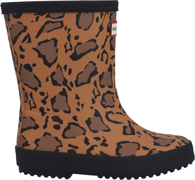 Hunter First Leopard Print Boot Unisex Regenlaarzen - Panterprint Combi