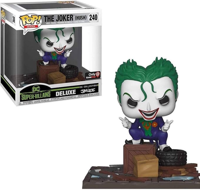 Funko POP The Joker (Hush) 240 DC Super Villains Deluxe - Jim Lee