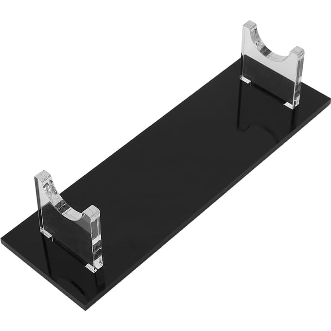 Acryl Zwaardstandaard Houder Tafelblad Zwaard Display Opbergrek voor Thuis Winkel Transparant black