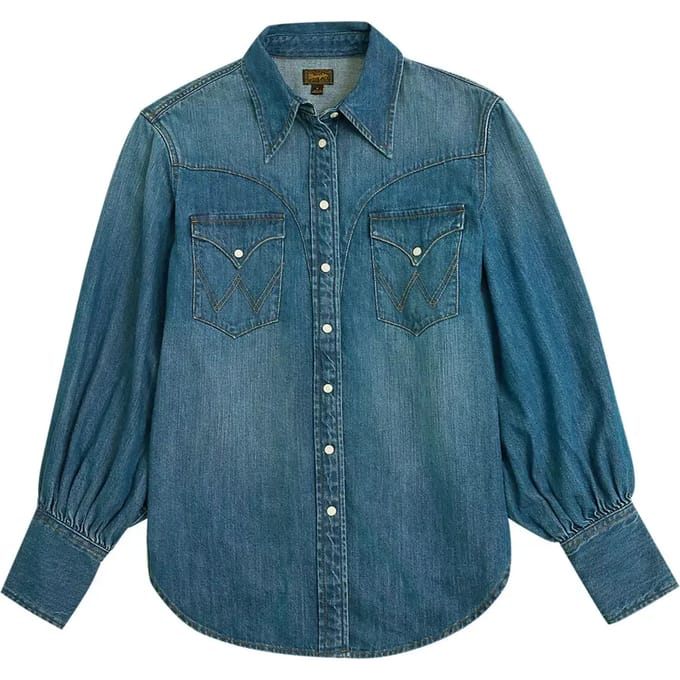 Damesjeanshirt met lange mouwen Wrangler