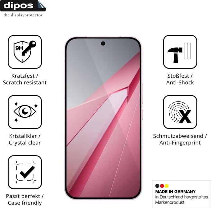 dipos – 2x Pantserfolie geschikt voor Oppo K15 Pro+ | 9H Screenprotector