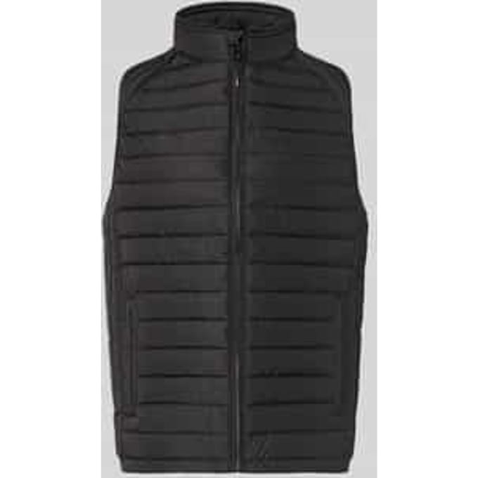 regular fit bodywarmer met gewatteerde look