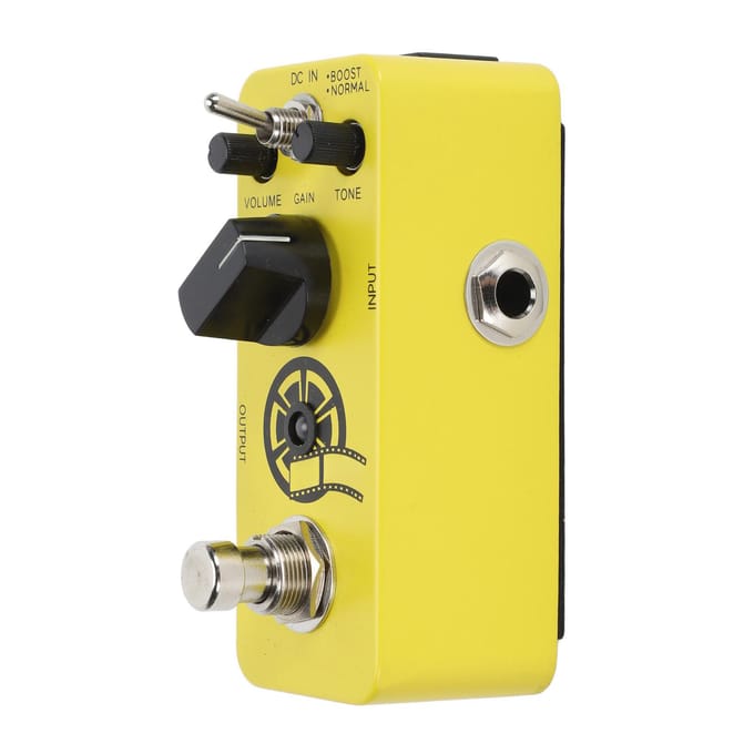 Overdrive Pedaal Boost en Normaal 2 Modi True Bypass Overdrive Geluid Elektrische Gitaar Effectpedaal black