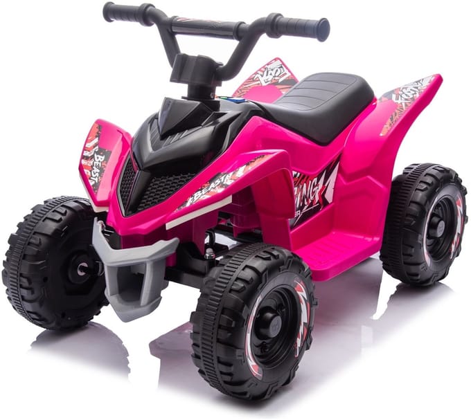 Thunder elektrische kinder quad 6V Roze