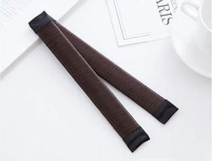 New Age Devi - Creer de Perfecte Knot met deze Magische Bun Maker Set van 2 Donkerbruin