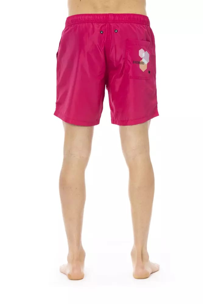 Zwemshorts met geometrisch figuurprint