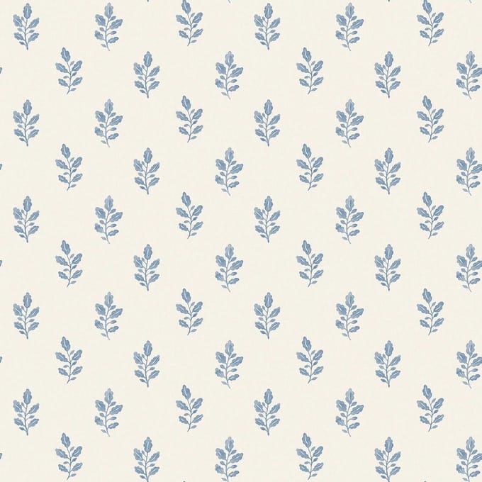 Boråstapeter Vliesbehang 7775 - Adorn - Botanisch Blauw - 53cm x 10.05m