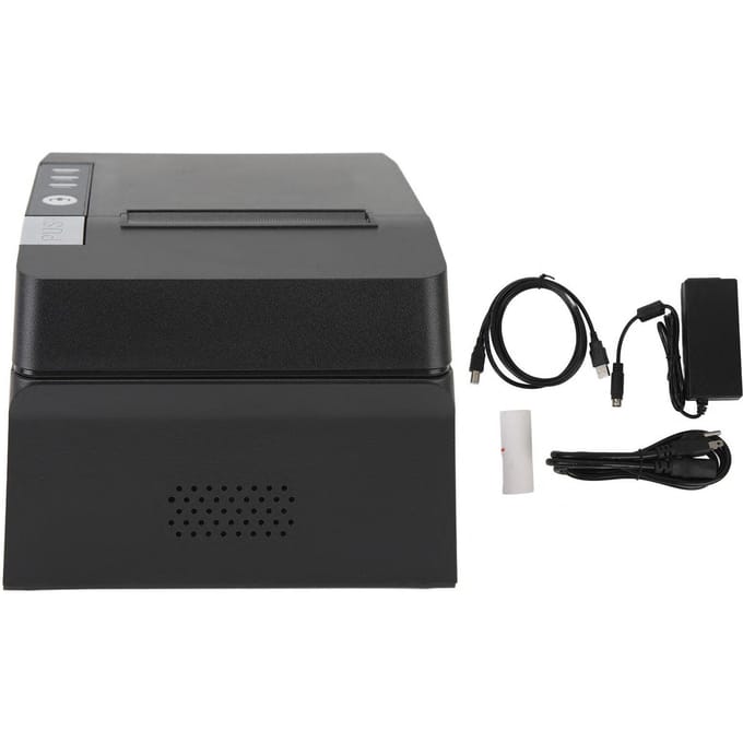 80mm USB Thermische Bonprinter Restaurant Keukenprinter met Automatische Snijder USB Ethernet Interface gray